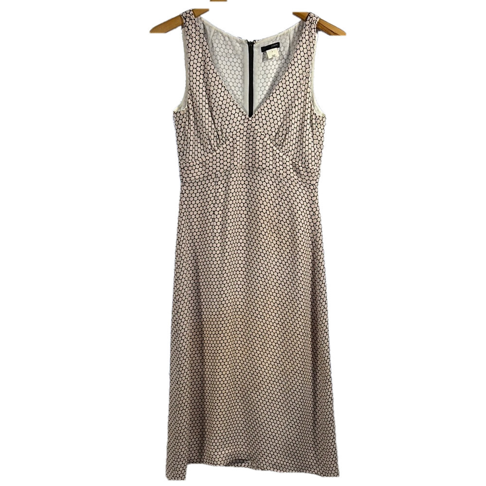 J. Crew White Ruched Sheath Maxi Dress with V-Neck for Wedding Guest